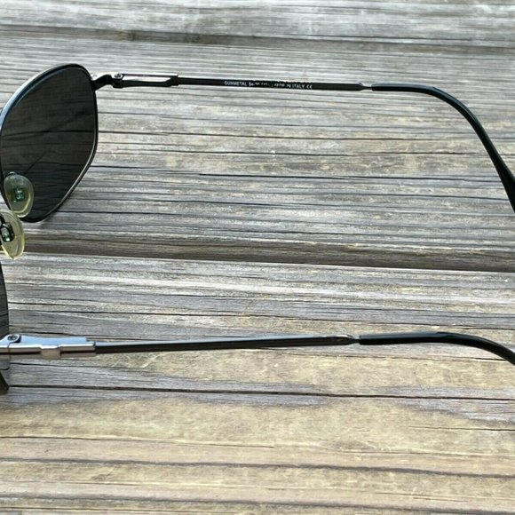 Kirkland Signature Men Eyeglasses/Sunglasses Frame GunMetal 54[]20 Made Italy - Picture 8 of 12